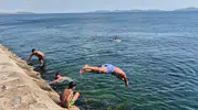 İstanbul kavrulunca İstanbullular sahile koştu