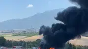 Orhangazi'de korkutan yangın faciaya dönmeden durduruldu