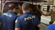 Aksaray'da aile kavgası polisi karıştırdı, gözaltı anları kamerada