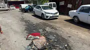Eskişehir sanayi sitesindeki dev çukur sürücüleri zorluyor