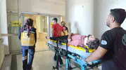 Adıyaman'da kavşakta çarpıştılar, sürücü hastaneye kaldırıldı