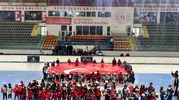 Buz pistinde zafer gururu: Genç sporcular 30 Ağustos'u unutulmaz kıldı