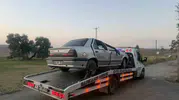 Kars'ta yağmurun etkisiyle kontrolden çıkan araç devrildi: Bir kişi yaralandı