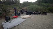 Çeşme kıyılarında sabah operasyonu 16 göçmen yakalandı