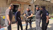 Erzurum sokaklarında silahlı dehşet anları