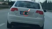 Plakasını kapatıp yola çıkan sürücüye 140 bin lira fatura