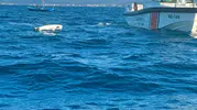 Karasu açıklarında balıkçıların ağına dron takıldı