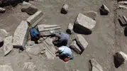 Aspendos'ta bin 800 yıllık şifa tanrısı heykeli bulundu
