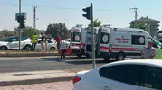 Konya Karapınar yolunda kırmızı ışık kazası
