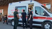 Ergani yolunda kamyonetle motosiklet çarpıştı