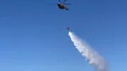 Tunceli'de korkutan yangın büyümeden söndürüldü