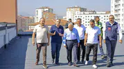 Büyükkılıç otoparkta incelemelerde bulundu, esnafa bereketli işler diledi