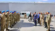 Bitlis'te trafik kazasında şehit olan uzman çavuş son yolculuğuna uğurlandı