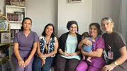 Çine’de sağlık ekipleri yeni annelerin kapısını çalıyor
