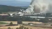 Mudanya’da tavuk çiftliği alevlere teslim oldu