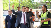 Oltu’da devam eden dev projeler için saha denetimi