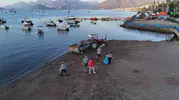 Marmaris sahillerinde temizlik mesaisi başladı