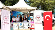 Samsun Nebiyan Festivali'nde sağlık standı kuruldu