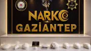 Gaziantep'te polis operasyonunda yedi kilo metamfetamin yakalandı
