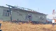 Edirne Meriç'te anız yangını ormanı sardı