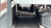 Bolu'da alt geçit çöktü yol trafiğe kapandı