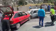 Birecik Tüneli çıkışında kaza 3 kişi hastaneye kaldırıldı