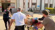 Kahta’da motosiklet kazası Genç sürücü yaşam mücadelesi veriyor