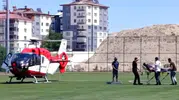 Zamanla yarışan sağlık ekipleri Malatya'da gökyüzünde hayat kurtardı