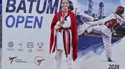 Aliağalı Merve Nisa Batum’da altın madalyayı boynuna taktı