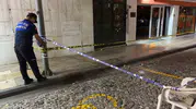 Aydın’da yürürken tepesine beton düştü