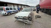 Sakarya Kaynarca'da kavşak kazası kameraya yansıdı