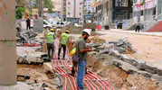 Mardin Artuklu’da elektrik şebekesi yer altına iniyor