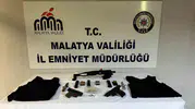Malatya'da polis 4 firariyi yakaladı, üzerlerinden silah çıktı