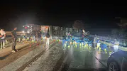 Manisa'da yağış kazayı getirdi 7 kişi hastanelik oldu