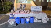 Didim’deki villada 100 milyon liralık uyuşturucu imalathanesi bulundu