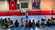 Yozgatlı minik sporcular diş sağlığı konusunda bilgilendirildi