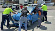 Samsun’da kavşak kazası Bir sürücü yaralandı
