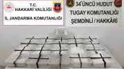 Jandarma sınırda 2 çuval uyuşturucu yakaladı 16 kilo metamfetamin çıktı