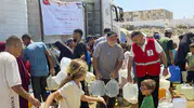 Gazze’de salgın riskine karşı Kızılay’dan acil temiz su hamlesi