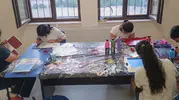 Bilecikli çocuklar el becerilerini sanatla konuşturuyor