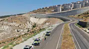 Kilis yollarında drone ile sıkı takip başladı