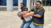 Adıyaman'da komşusunu öldüren saldırgan adliyeye getirildi