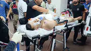 Hastane bahçesinde kurşunların hedefi oldular