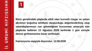 Bartın plajlarına 13 Ağustos için deniz yasağı geldi
