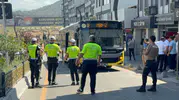 Karabük'te otobüs yaya geçidinde yayayı devirdi