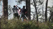Bolu ormanlarında korkutan yangın