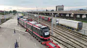 Samsun raylı sistemine güç katacak yeni tramvay şehre geldi