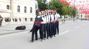 Sivas sokaklarında 30 Ağustos gururu: Askeri geçiş töreni nefes kesti
