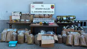 Aksarayda tütün operasyonuyla 750 bin liralık kaçak ürün toplandı