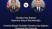 Genelkurmay Başkanları bölgesel güvenlik için telefonda buluştu